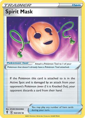 Spirit Mask card from SWSH07: Evolving Skies
