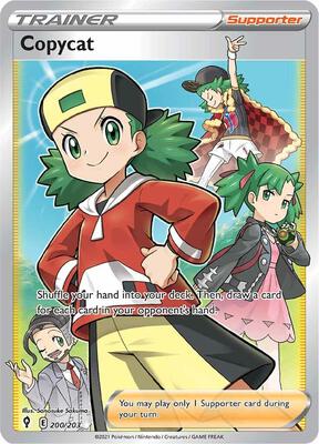 Copycat (Full Art) card from SWSH07: Evolving Skies