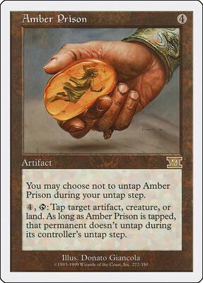 Amber Prison card from Classic Sixth Edition