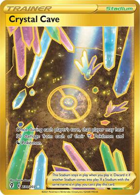 Crystal Cave (Secret) card from SWSH07: Evolving Skies