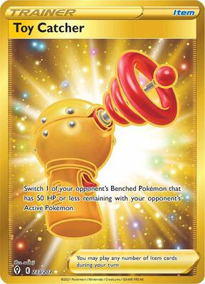 Toy Catcher (Secret) card from SWSH07: Evolving Skies