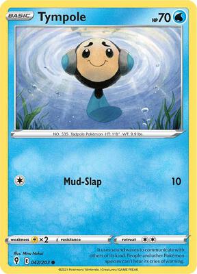 Tympole card from SWSH07: Evolving Skies