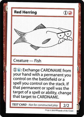 Red Herring (No PW Symbol) card from Mystery Booster: Convention Edition Exclusives