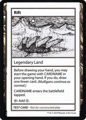Rift (No PW Symbol) card from Mystery Booster: Convention Edition Exclusives