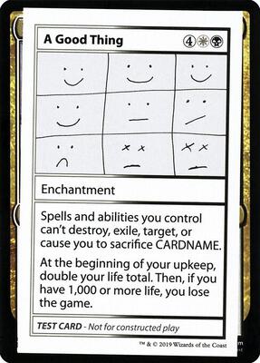 A Good Thing (No PW Symbol) card from Mystery Booster: Convention Edition Exclusives