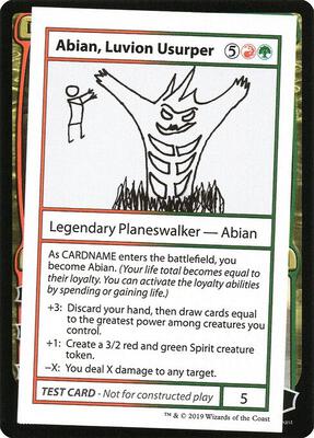 Abian, Luvion Usurper (No PW Symbol) card from Mystery Booster: Convention Edition Exclusives