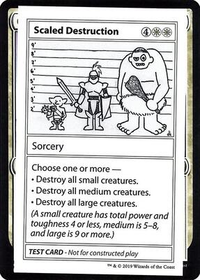 Scaled Destruction (No PW Symbol) card from Mystery Booster: Convention Edition Exclusives