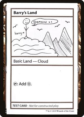 Barry's Land (No PW Symbol) card from Mystery Booster: Convention Edition Exclusives