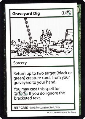 Graveyard Dig (No PW Symbol) card from Mystery Booster: Convention Edition Exclusives