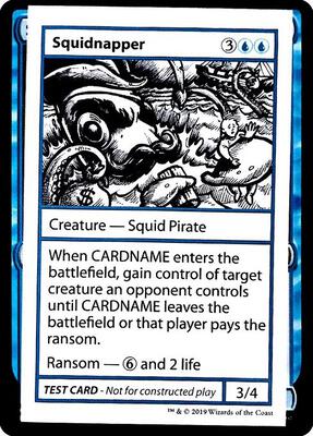 Squidnapper (No PW Symbol) card from Mystery Booster: Convention Edition Exclusives