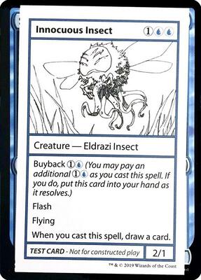 Innocuous Insect (No PW Symbol) card from Mystery Booster: Convention Edition Exclusives