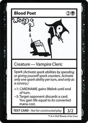 Blood Poet (No PW Symbol) card from Mystery Booster: Convention Edition Exclusives