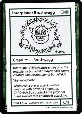 Interplanar Brushwagg (No PW Symbol) card from Mystery Booster: Convention Edition Exclusives