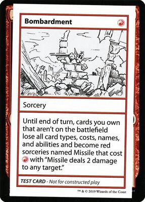 Bombardment (No PW Symbol) card from Mystery Booster: Convention Edition Exclusives
