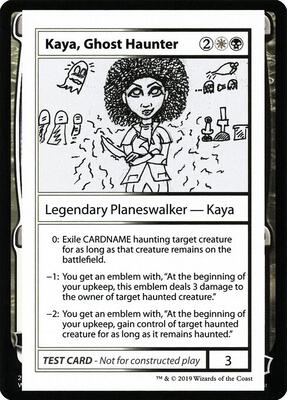 Kaya, Ghost Haunter (No PW Symbol) card from Mystery Booster: Convention Edition Exclusives