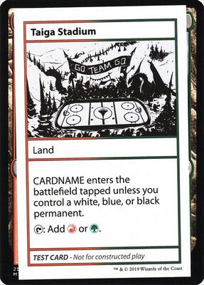 Taiga Stadium (No PW Symbol) card from Mystery Booster: Convention Edition Exclusives