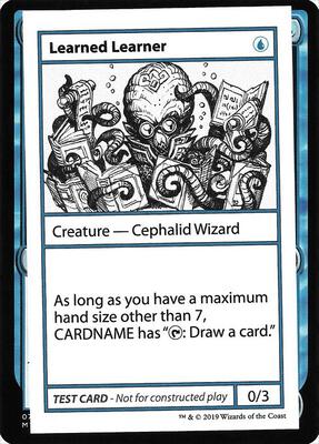 Learned Learner (No PW Symbol) card from Mystery Booster: Convention Edition Exclusives