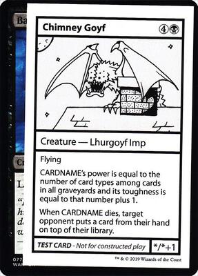 Chimney Goyf (No PW Symbol) card from Mystery Booster: Convention Edition Exclusives