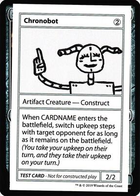 Chronobot (No PW Symbol) card from Mystery Booster: Convention Edition Exclusives