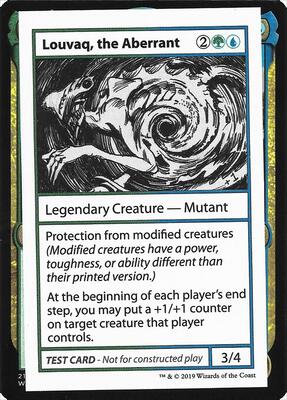 Louvaq, the Aberrant (No PW Symbol) card from Mystery Booster: Convention Edition Exclusives