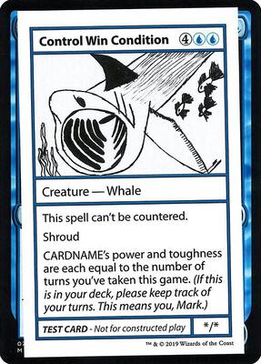 Control Win Condition (No PW Symbol) card from Mystery Booster: Convention Edition Exclusives