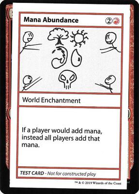 Mana Abundance (No PW Symbol) card from Mystery Booster: Convention Edition Exclusives
