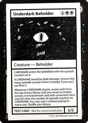 Underdark Beholder (No PW Symbol) card from Mystery Booster: Convention Edition Exclusives