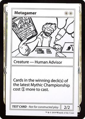 Metagamer (No PW Symbol) card from Mystery Booster: Convention Edition Exclusives