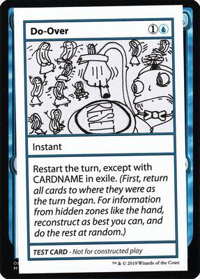 Do-Over (No PW Symbol) card from Mystery Booster: Convention Edition Exclusives