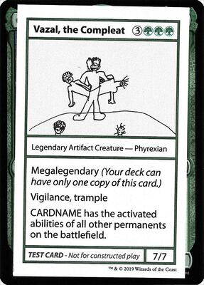 Vazal, the Compleat (No PW Symbol) card from Mystery Booster: Convention Edition Exclusives