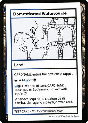 Domesticated Watercourse (No PW Symbol) card from Mystery Booster: Convention Edition Exclusives