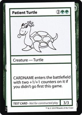 Patient Turtle (No PW Symbol) card from Mystery Booster: Convention Edition Exclusives