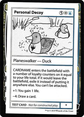 Personal Decoy (No PW Symbol) card from Mystery Booster: Convention Edition Exclusives