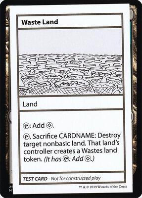 Waste Land (No PW Symbol) card from Mystery Booster: Convention Edition Exclusives