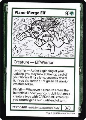Plane-Merge Elf (No PW Symbol) card from Mystery Booster: Convention Edition Exclusives