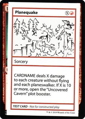 Planequake (No PW Symbol) card from Mystery Booster: Convention Edition Exclusives