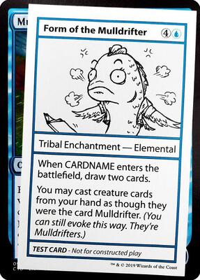 Form of the Mulldrifter (No PW Symbol) card from Mystery Booster: Convention Edition Exclusives