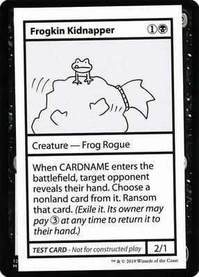 Frogkin Kidnapper (No PW Symbol) card from Mystery Booster: Convention Edition Exclusives