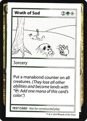 Wrath of Sod (No PW Symbol) card from Mystery Booster: Convention Edition Exclusives