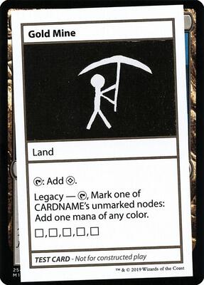 Gold Mine (No PW Symbol) card from Mystery Booster: Convention Edition Exclusives