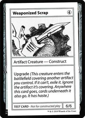 Weaponized Scrap (No PW Symbol) card from Mystery Booster: Convention Edition Exclusives