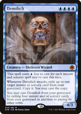 Demilich card from AFR Ampersand Promos
