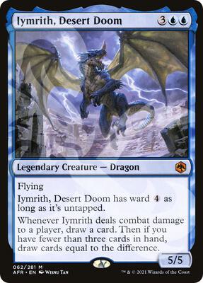 Iymrith, Desert Doom card from AFR Ampersand Promos