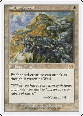 Animate Wall card from Classic Sixth Edition