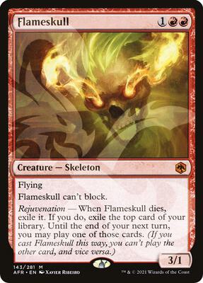 Flameskull card from AFR Ampersand Promos