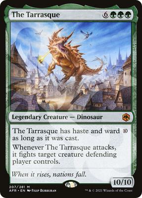 The Tarrasque card from AFR Ampersand Promos