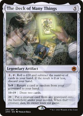 The Deck of Many Things card from AFR Ampersand Promos