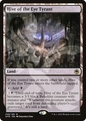 Hive of the Eye Tyrant card from AFR Ampersand Promos