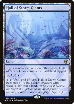 Hall of Storm Giants card from AFR Ampersand Promos