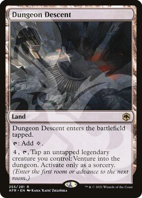 Dungeon Descent card from AFR Ampersand Promos